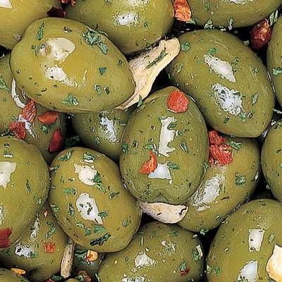 Didžiosios žalios alyvuogės marinate ORTOMIO, 1,9 kg Italija